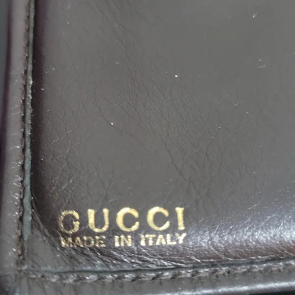 Gucci Vintage bamboo leather wallet - Picture 10 of 16